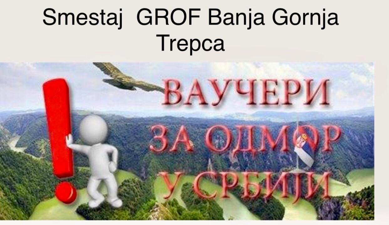 Banja Gornja Trepca-Smestaj Grof Екстериор снимка